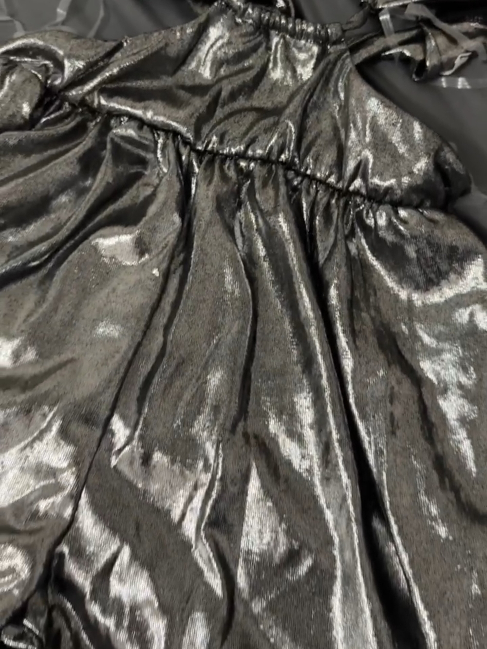 Studio 54 Silver Halter Jumpsuit NWOT 🔥🔥🔥 - Picture 4 of 8